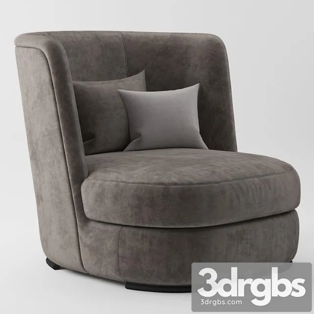Hamiltonconte armchair gabbo 3D Model Download