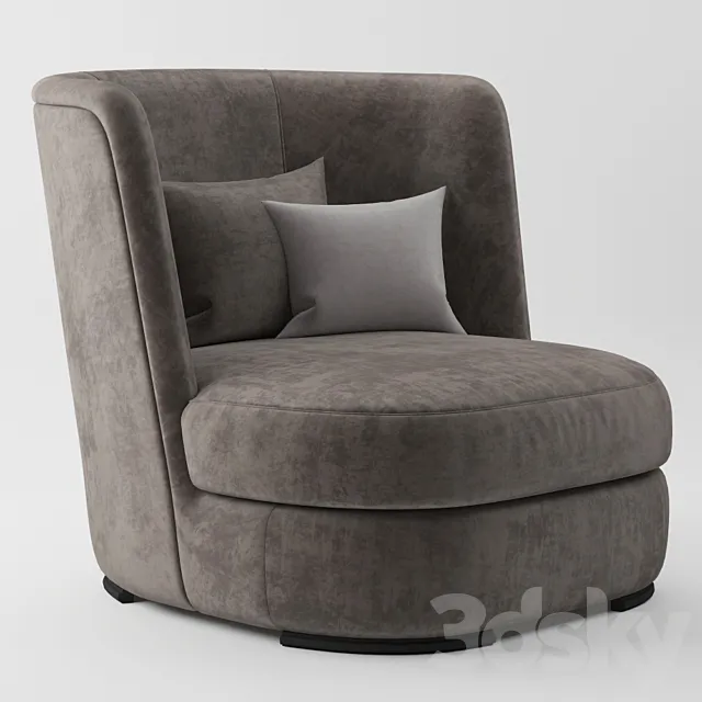 Hamiltonconte armchair gabbo 3D Model