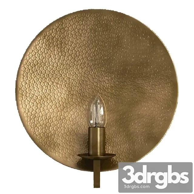 Hammered brass round 3d model 3D Model Download Hammered brass round 3d model 3D Model Download