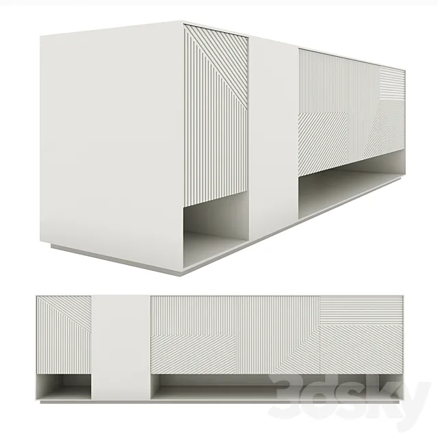 Hampden media console mr4555 3DModel Hampden media console mr4555 3DModel