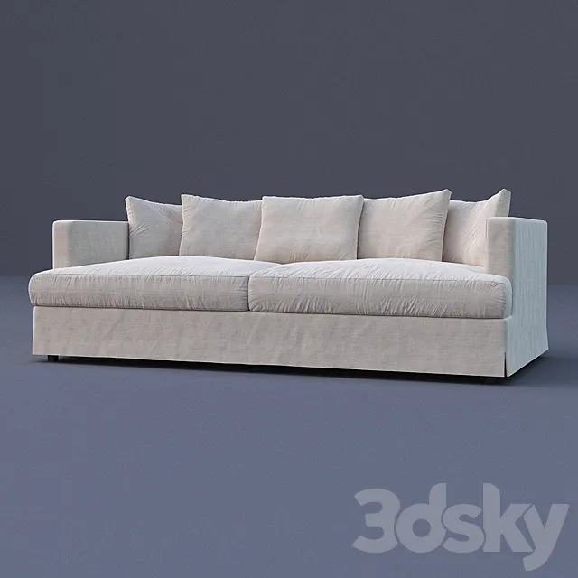 Hampton Memory Sofa 3D Model