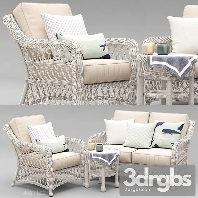 Hampton Seating Inivory Finish 3D Model Download Hampton Seating Inivory Finish 3D Model Download