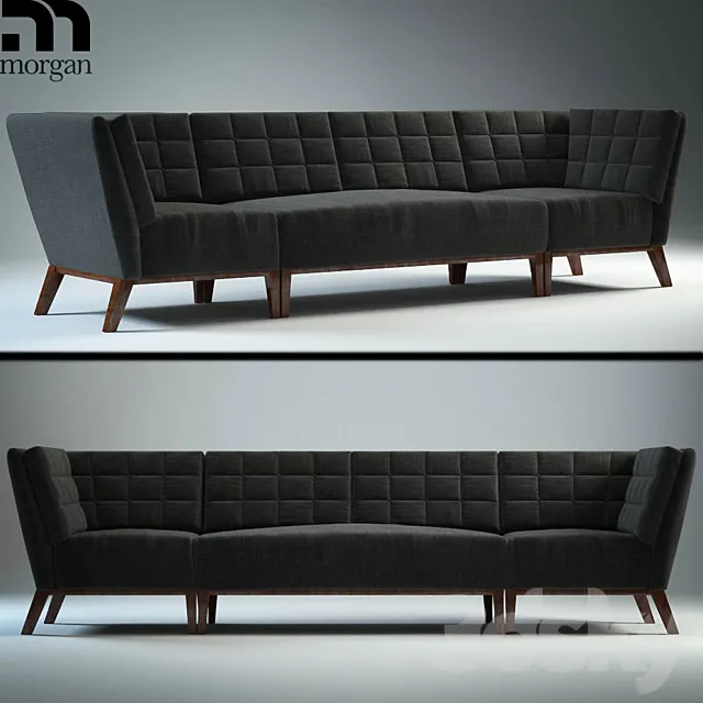Hampton sofa 3D Model Hampton sofa 3D Model