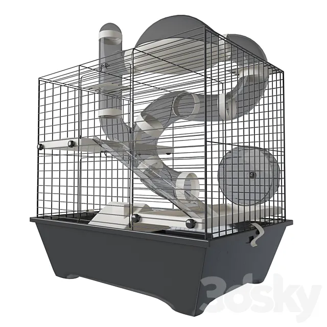 Hamster cage 3 3D Model Hamster cage 3 3D Model
