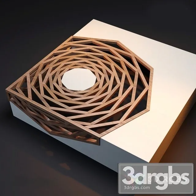 Hanako Cofee Table 3D Model Download