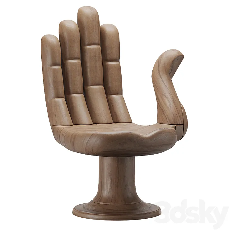 Hand Chair By Pedro Friedeberg 3D Model Free Download