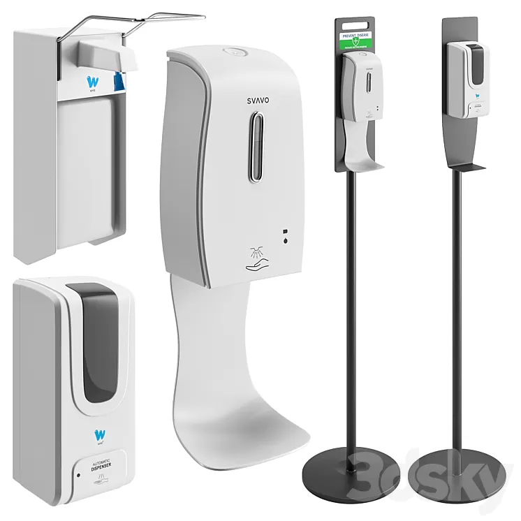 Hand Sanitizer Dispenser Set