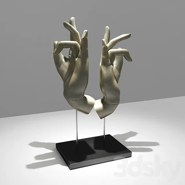 hand.sculpture 3DModel hand.sculpture 3DModel