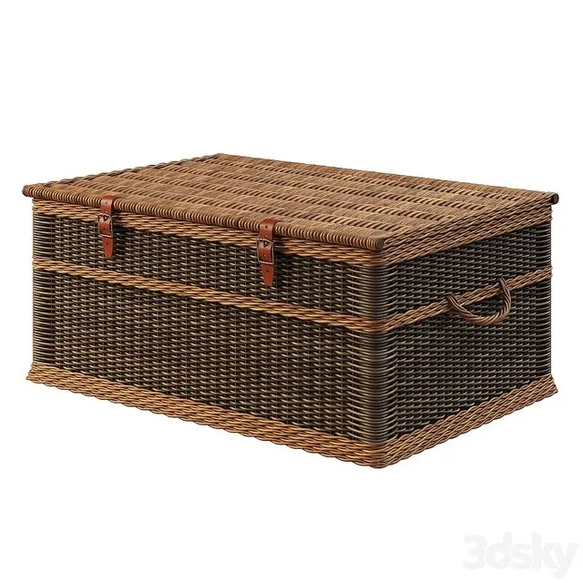 Handmade Basket 3D Model Handmade Basket 3D Model