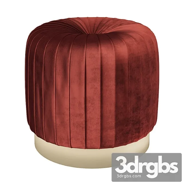 Handmade pouf 2 3D Model Download