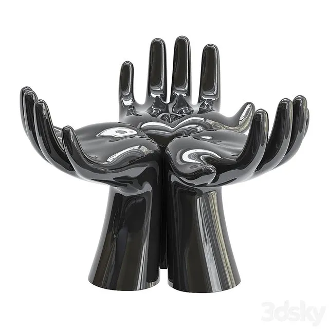 Hands vase 3D Model Hands vase 3D Model