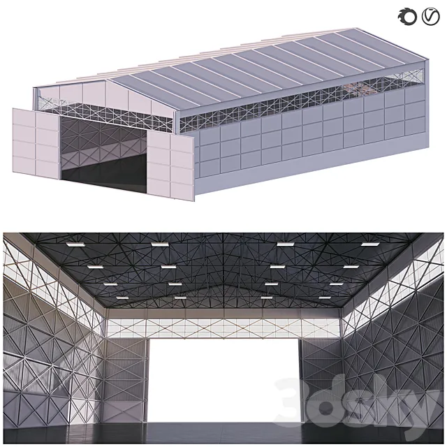 Hangar 3D Model