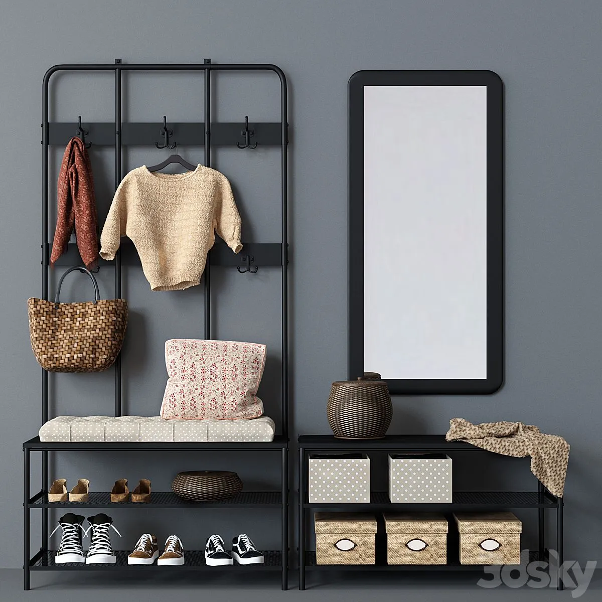 Hanger Ikea Pinning 3D Model Hanger Ikea Pinning 3D Model