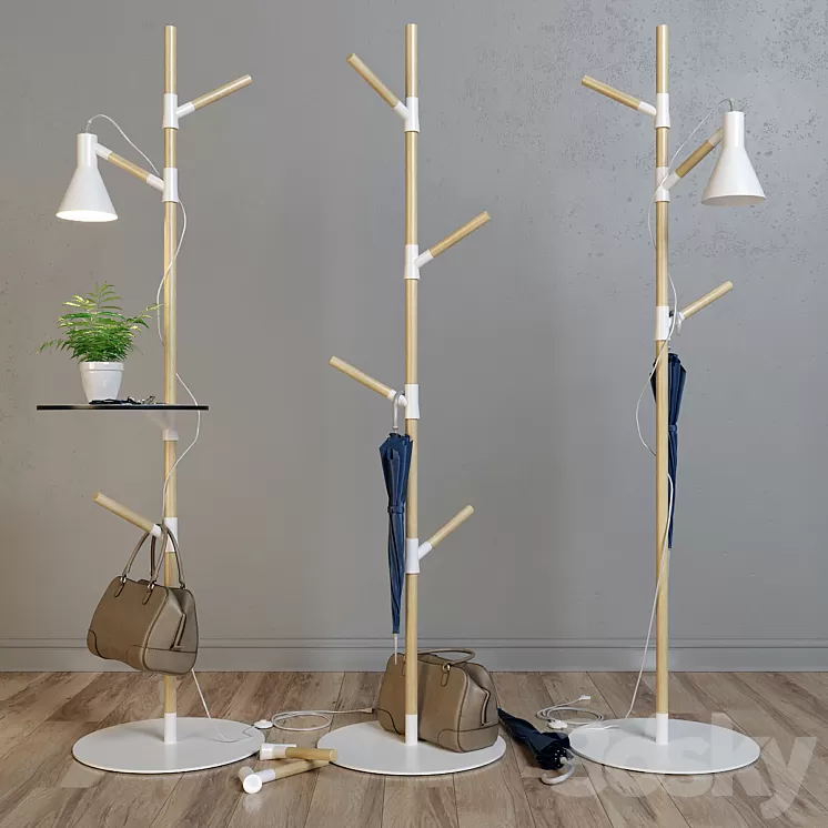 Hanger-on Lamp ARBOREUM Imasoto 3D Model