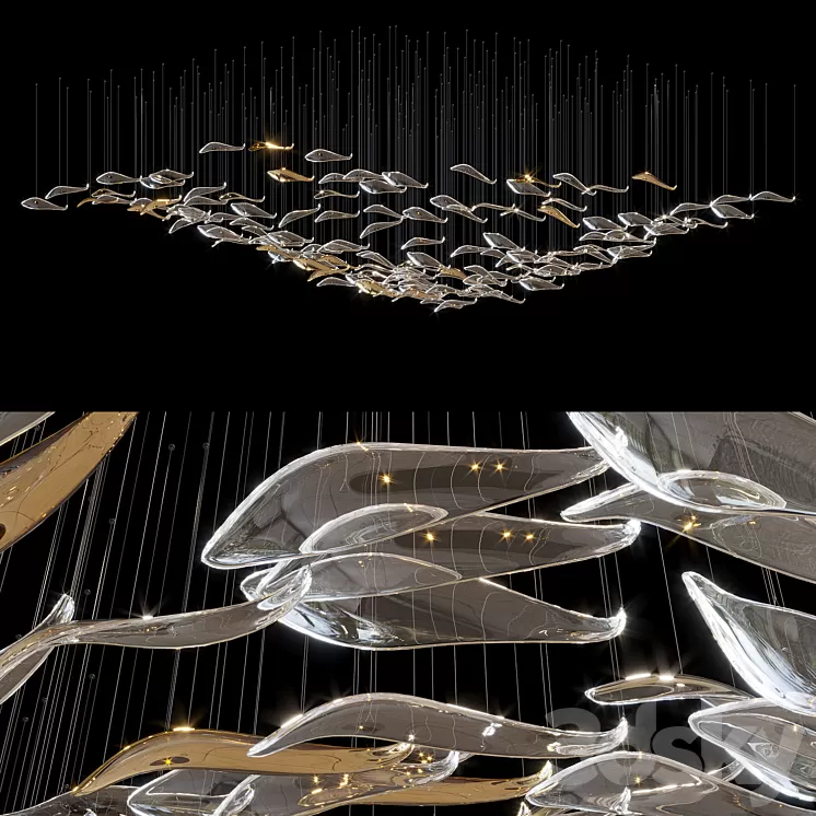 Hanging arrangement Vargov Design – Swarm 3D Model Hanging arrangement Vargov Design – Swarm 3D Model