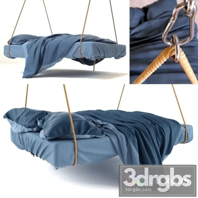 Hanging Bad Bed 3D Model Download