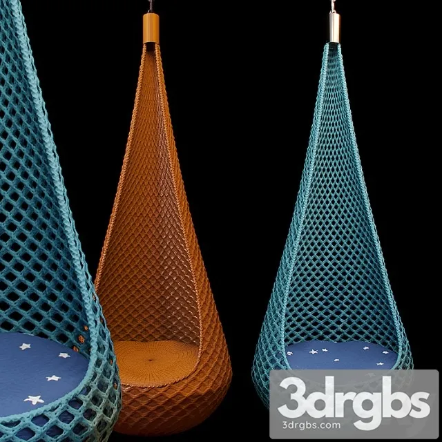 Hanging bag – chair 2 3D Model Download
