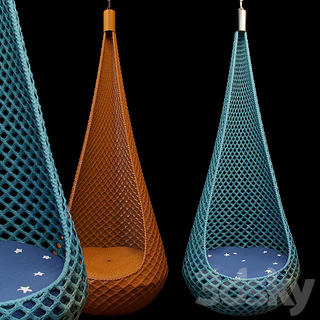 Hanging bag – chair 3DModel