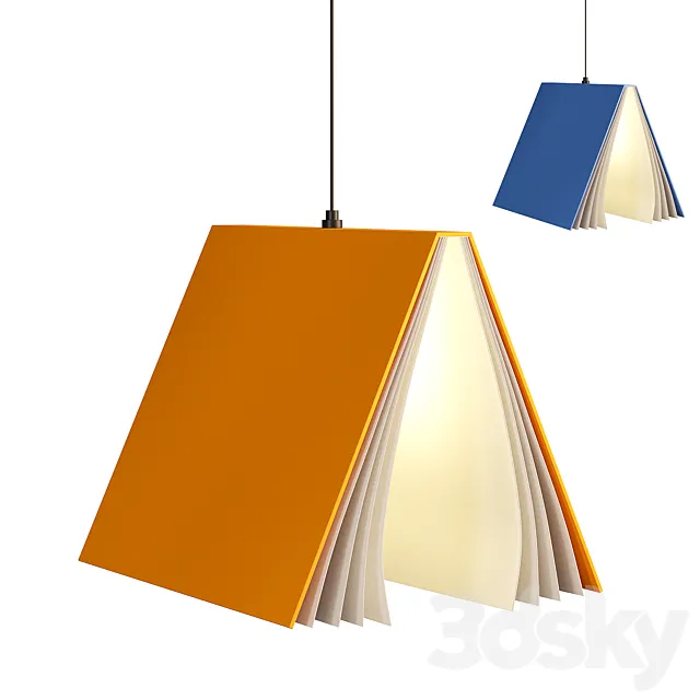 Hanging Books 3D Model Hanging Books 3D Model