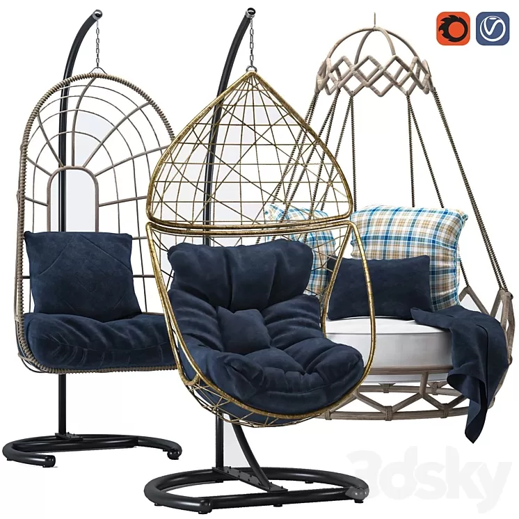hanging chair 3D Model hanging chair 3D Model