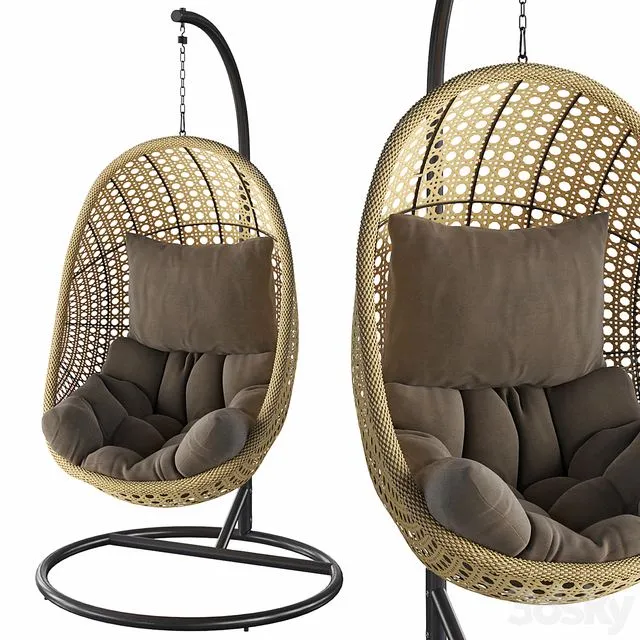 Hanging chair Cira 3D Model