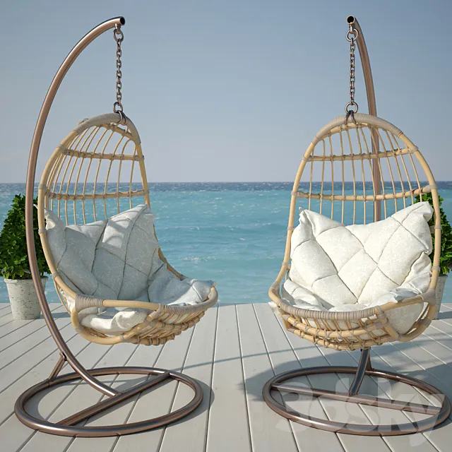 Hanging chairs 3DModel
