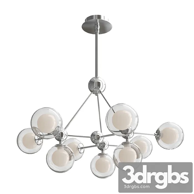 Hanging Chandelier Chrome 14439 C 3D Model Download