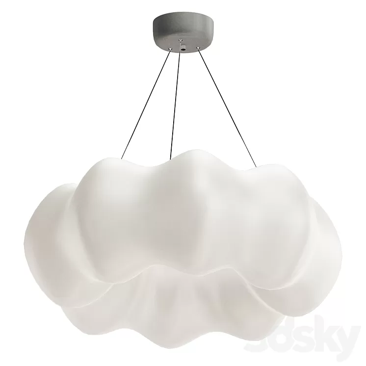 Hanging chandelier DONUT 3D Model Free Download