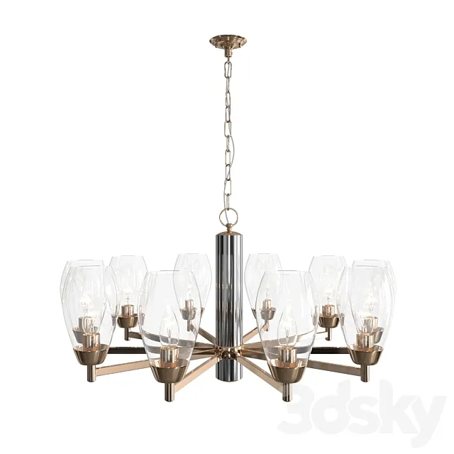 Hanging chandelier Favorite Elegia 2552-10P 3DModel