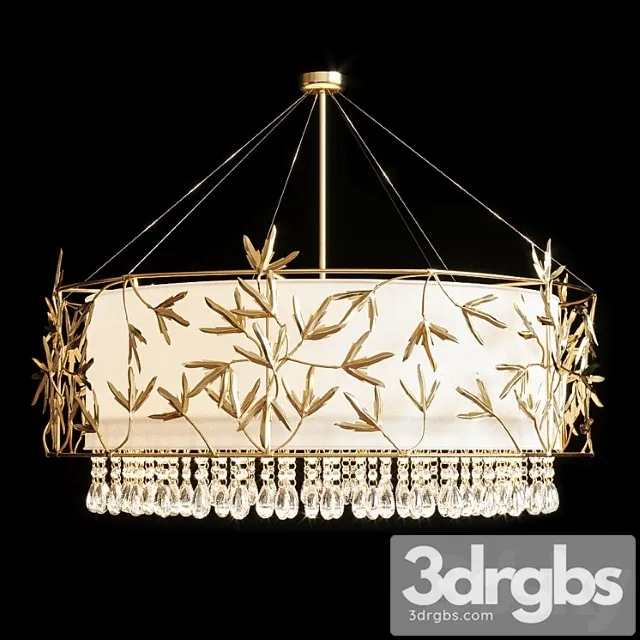 Hanging chandelier marijuana tredici 3D Model Download