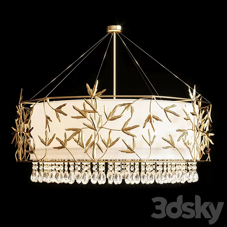 Hanging chandelier Marijuana Tredici 3D Model