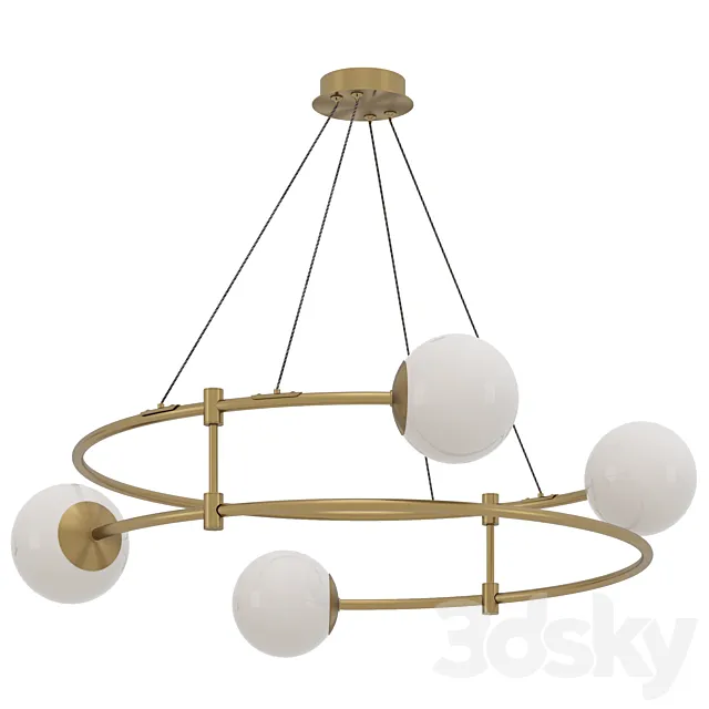 Hanging chandelier Maytoni Balance MOD317PL-04G 3D Model Hanging chandelier Maytoni Balance MOD317PL-04G 3D Model