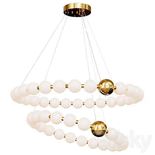 Hanging Chandelier ROSARIO D 3D Model