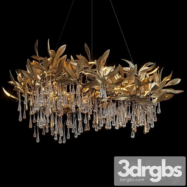 Hanging chandelier vargov design – olive Hanging chandelier vargov design – olive