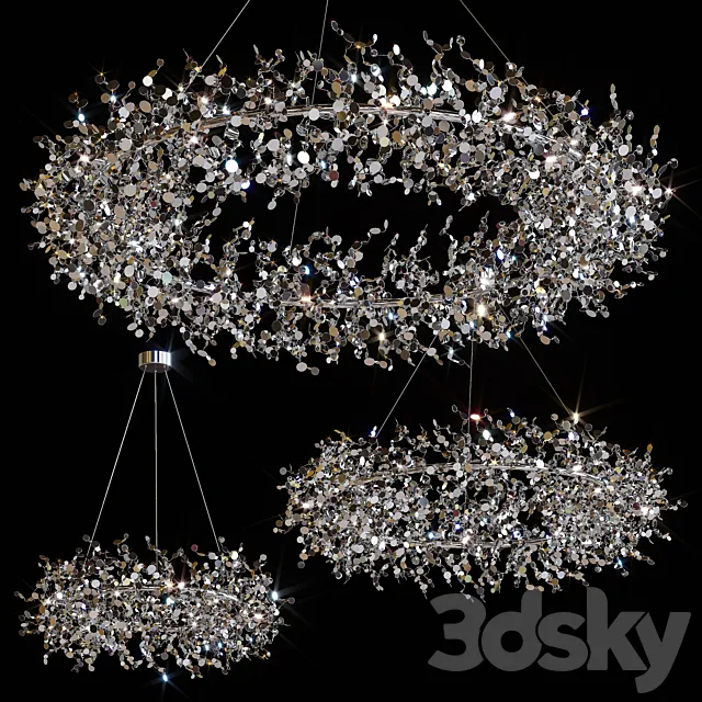 Hanging chandeliers Loft It Spark 3D Model Hanging chandeliers Loft It Spark 3D Model