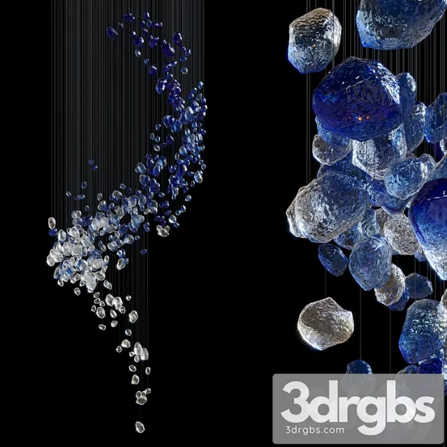 Hanging composition Asteroid Vargov Design 3D Model Download