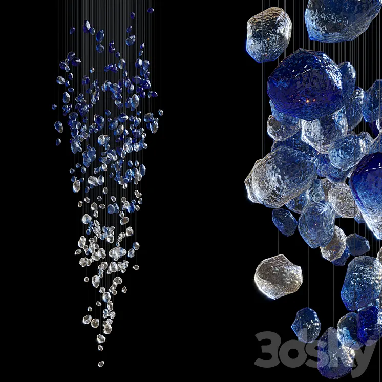 Hanging composition Asteroid – Vargov® Design 3D Model Free Download