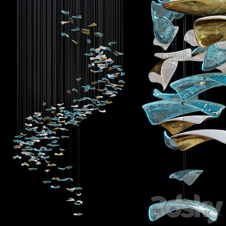 Hanging composition Beach – Vargov Design 3D Model Free Download