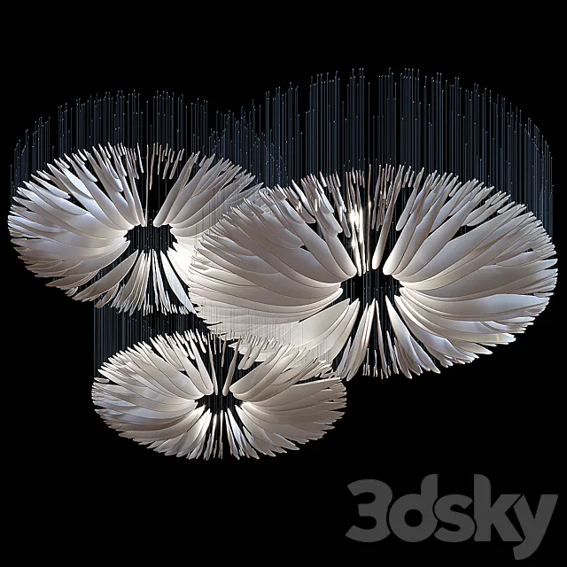 Hanging composition  Vargov Design – Oudemansiella 3D Model