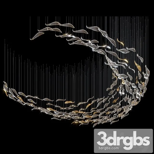 Hanging composition Vargov Design Swarm 1 3D Model Download