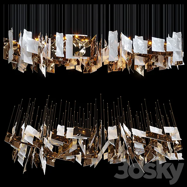 Hanging elements CLOTH – Vargov Design 3DModel