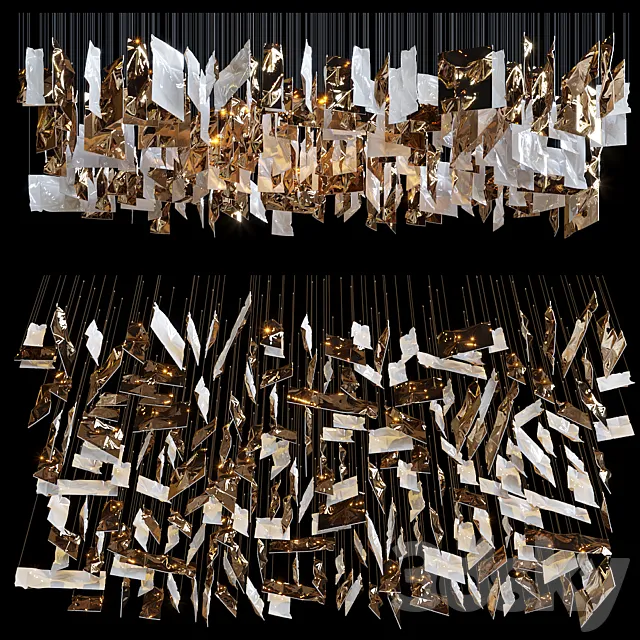 Hanging elements CLOTH – Vargov Design 3DModel