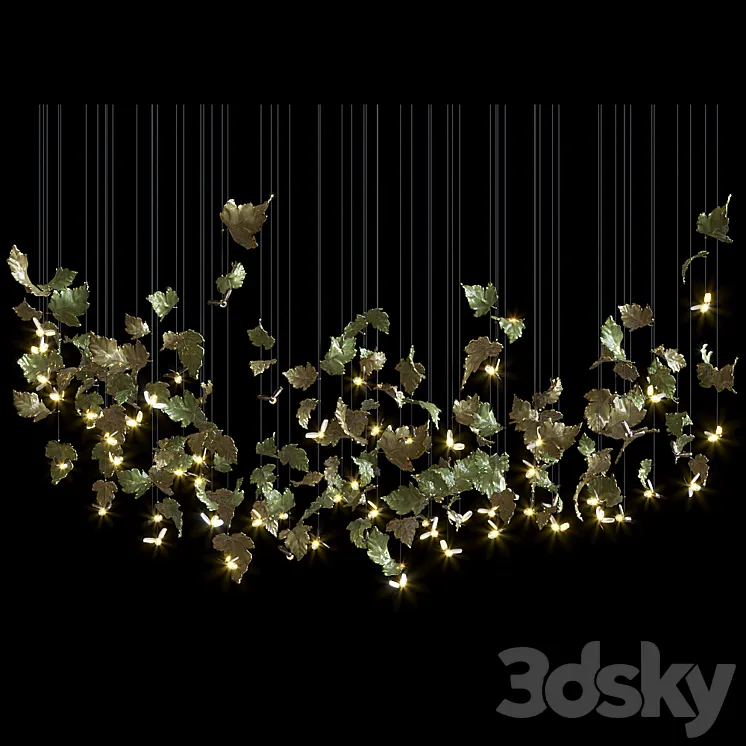 Hanging elements FIREFLY – Vargov Design 3D Model Free Download