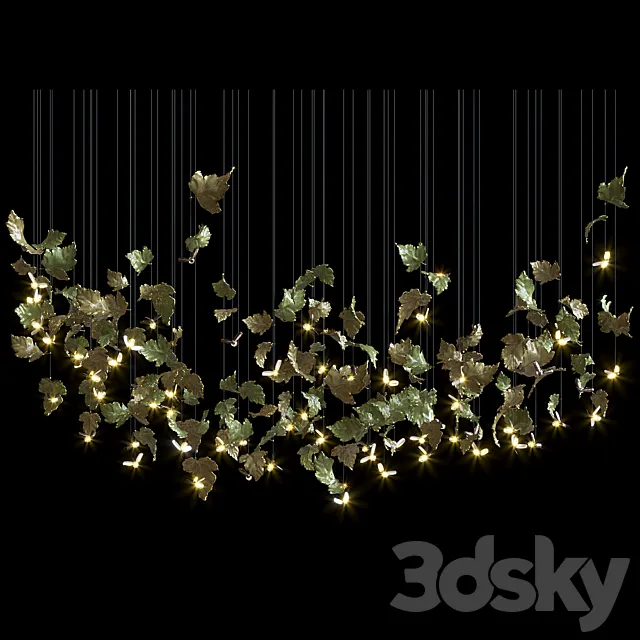 Hanging elements FIREFLY – Vargov Design 3DModel