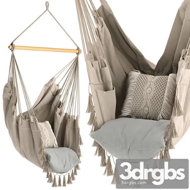 Hanging Hammock Chair Komorebi Collection 3D Model Download