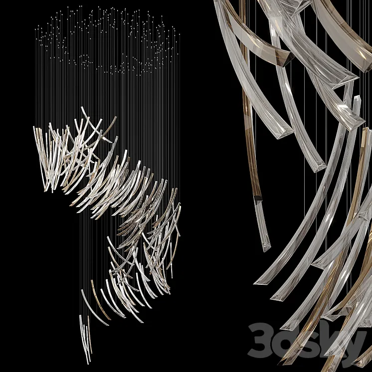 Hanging installation Vargov Design – Samurai 3D Model Free Download