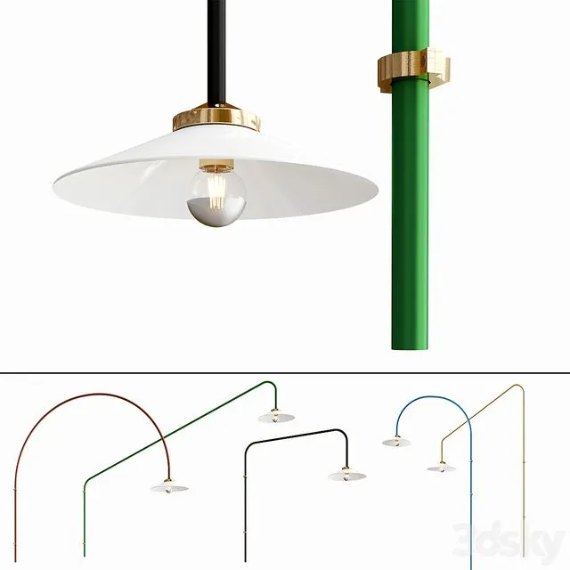 Hanging lamp collection By valerie_objects 3D Model Hanging lamp collection By valerie_objects 3D Model