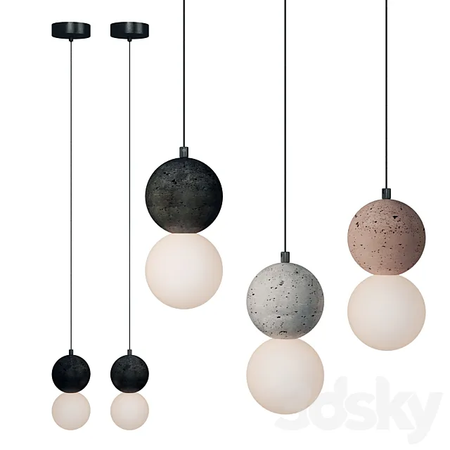 Hanging lamp Dot 3D Model