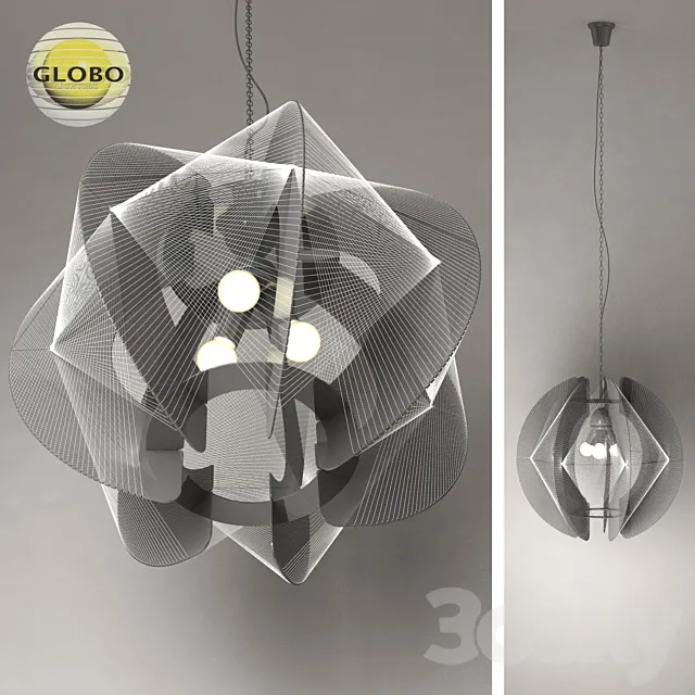 Hanging lamp Globo lighting 3D Model Hanging lamp Globo lighting 3D Model