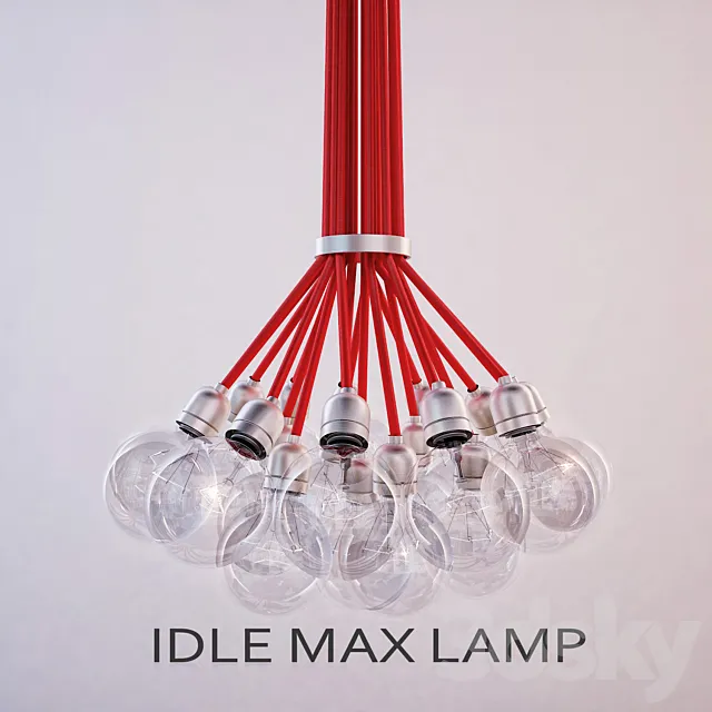 Hanging lamp Idle Max pendant lamp 3D Model Hanging lamp Idle Max pendant lamp 3D Model